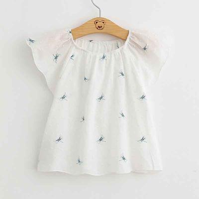 Girls Short Sleeve Dragonfly Pattern