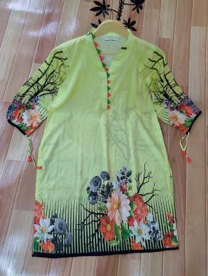 SUMMER LAWN FLORAL PRINT KURTI