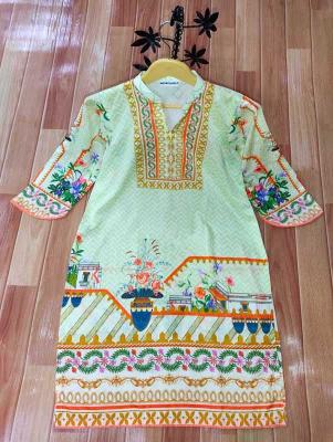 SUMMER LAWN FLORAL PRINT KURTI