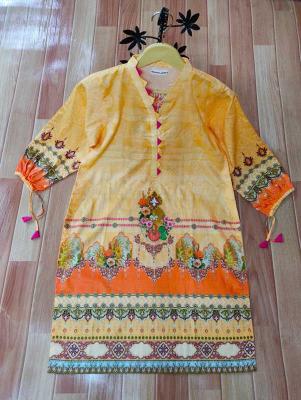 SUMMER LAWN FLORAL PRINT KURTI