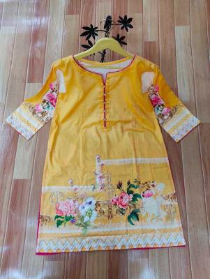 Summer Lawn Floral Print Kurti